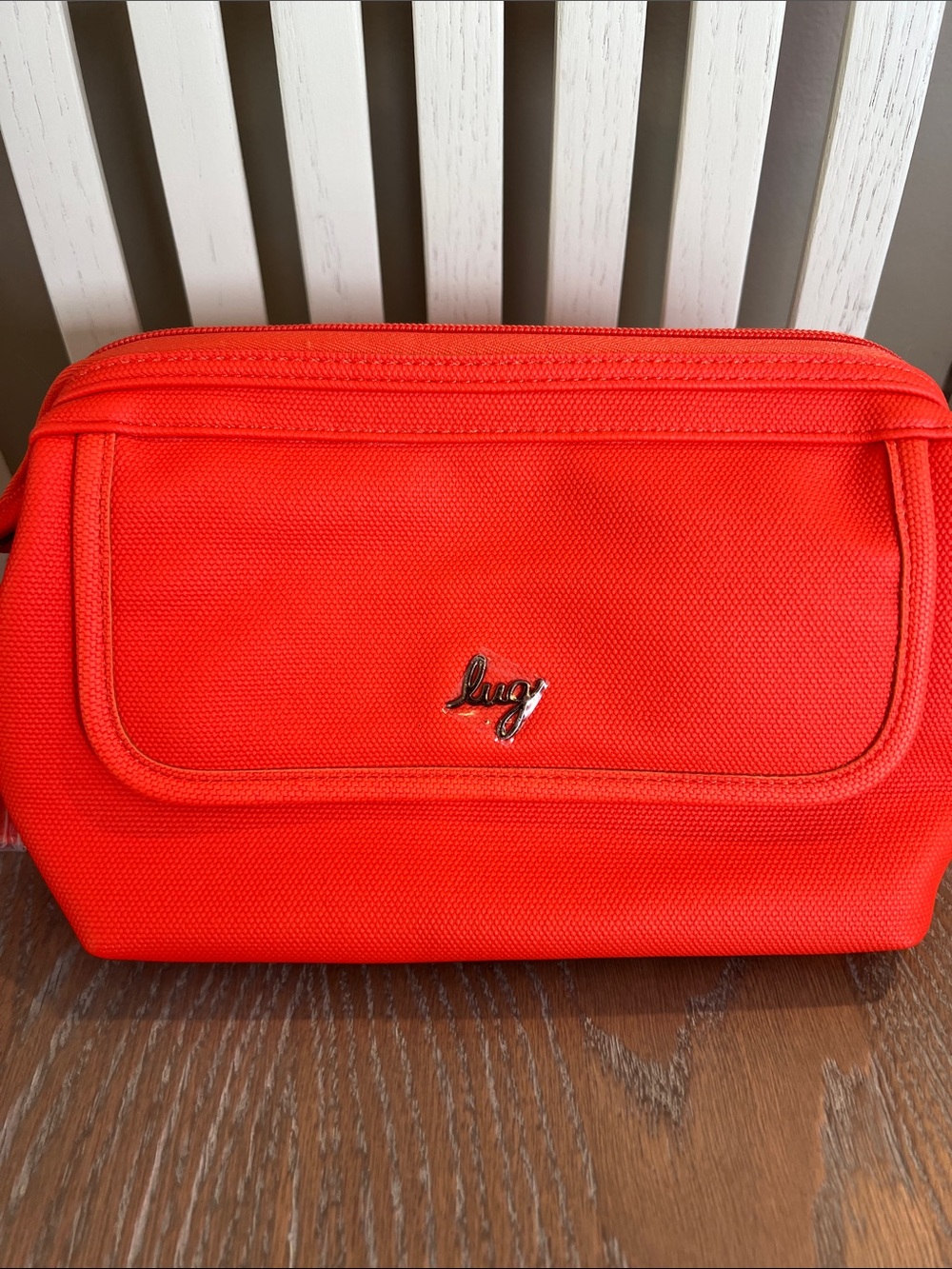 Via Travel/Toiletry Case RARE PAPAYA - Picture 2 of 10